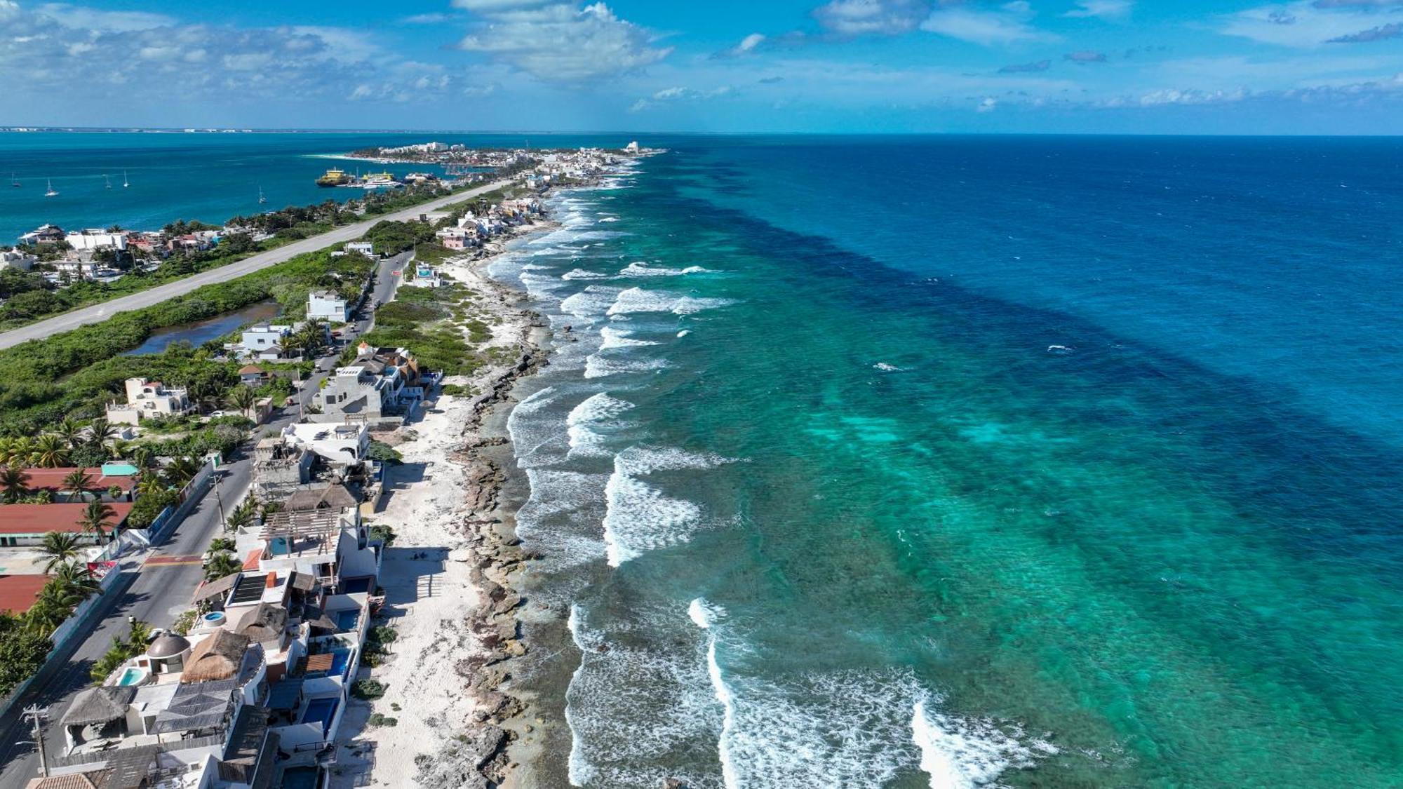 Vila Casa Javi- Ocean Front Located Mid Isla Mujeres Exteriér fotografie