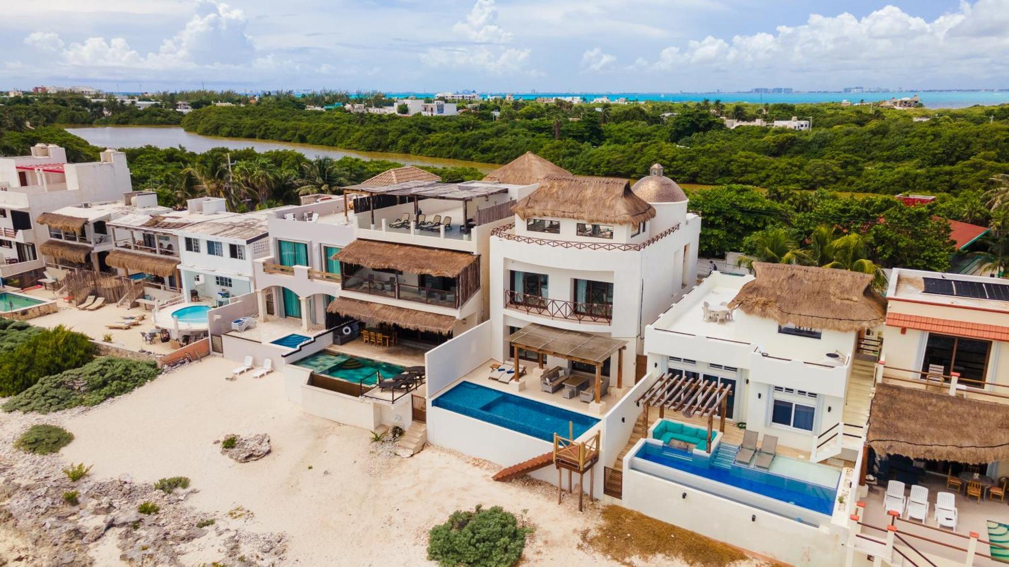 Vila Casa Javi- Ocean Front Located Mid Isla Mujeres Exteriér fotografie